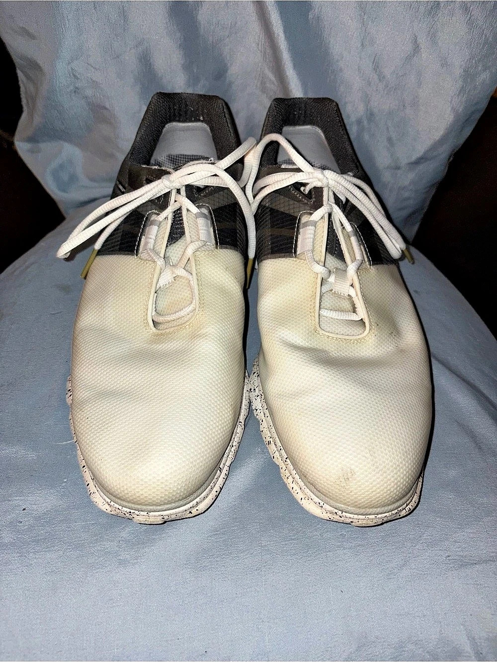 FootJoy Pro|SL Color Block Golf Shoes in White & Black size 11.5